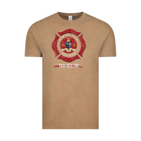 Vintage Coffee new orleans firefighter shirt firefighter gifts louisiana Vintage Tee - linhVisuals
