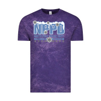 Cloud Purple north pole police department Vintage Tee - linhVisuals