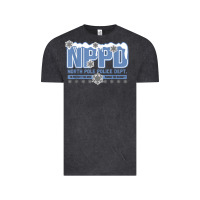 Vintage Black north pole police department Vintage Tee - linhVisuals