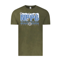 Vintage Olive north pole police department Vintage Tee - linhVisuals