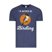 Vintage Denim birding birdwatching eastern phoebe Vintage Tee - linhVisuals