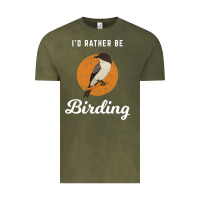 Vintage Olive birding birdwatching eastern phoebe Vintage Tee - linhVisuals