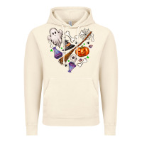 Vintage Artic love hallowen Vintage Hoodie - NancyCooperArtShop