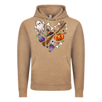 Vintage Coffee love hallowen Vintage Hoodie - NancyCooperArtShop