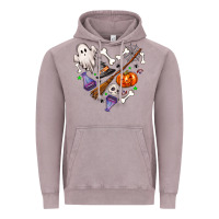Vintage Zinc love hallowen Vintage Hoodie - NancyCooperArtShop