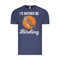 Vintage Denim birding birdwatching kestrel bird bird Vintage Tee - linhVisuals