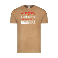 Vintage Camel mens father's day my favorite firefighter calls me grandpa premium Vintage Tee - linhVisuals