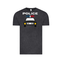 Vintage Black cool policeman law enforcement deputy kawaii police mobile premium Vintage Tee - linhVisuals