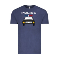 Vintage Denim cool policeman law enforcement deputy kawaii police mobile premium Vintage Tee - linhVisuals