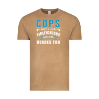 Vintage Camel cops because firefighters need heroes too premium Vintage Tee - linhVisuals