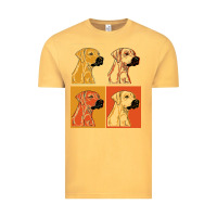 Vintage Mustard rhodesian ridgeback t  shirt rhodesian ridgeback dog gift idea t  shir Vintage Tee - linhVisuals