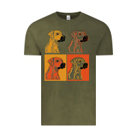 Vintage Olive rhodesian ridgeback t  shirt rhodesian ridgeback dog gift idea t  shir Vintage Tee - linhVisuals