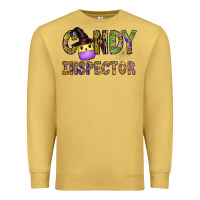 Antique Gold Candy Inspector Premium Sweatshirt - CowhideDigitalArt