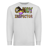Dove Grey Candy Inspector Premium Sweatshirt - CowhideDigitalArt