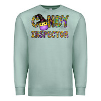 Seafoam Candy Inspector Premium Sweatshirt - CowhideDigitalArt