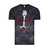 Cloud Black forky Vintage Tee - linhVisuals