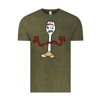 Vintage Olive forky Vintage Tee - linhVisuals
