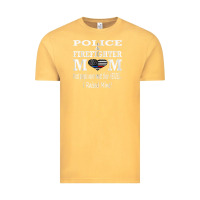Vintage Mustard police & firefighter mom, i raised mine fireman mothers day Vintage Tee - linhVisuals