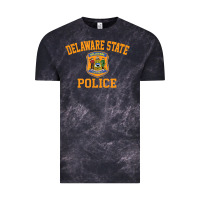 Cloud Black delaware state police Vintage Tee - linhVisuals