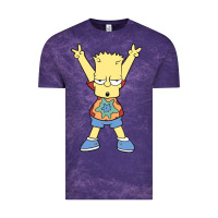 Cloud Purple groovy bart Vintage Tee - linhVisuals