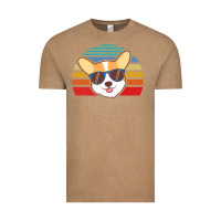 Vintage Coffee cool corgi vintage 80s dog lover Vintage Tee - linhVisuals