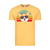 Vintage Mustard cool corgi vintage 80s dog lover Vintage Tee - linhVisuals