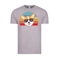 Vintage Zinc cool corgi vintage 80s dog lover Vintage Tee - linhVisuals