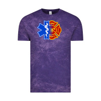 Cloud Purple emt firefighter ems fire first responder premium Vintage Tee - linhVisuals