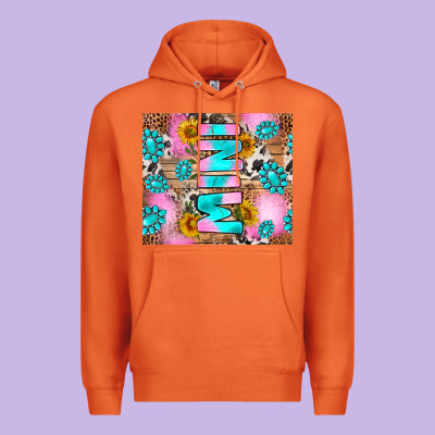 Western Mini Premium Hoodie Designed By Ranaportraitstore