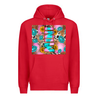 Red western mini Premium Hoodie - RanaPortraitStore