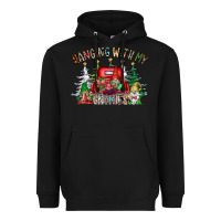 Black hanging with my gnomies Heavyweight Hoodie - CowhideDigitalArt