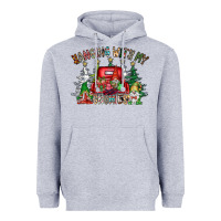 Heather Grey hanging with my gnomies Heavyweight Hoodie - CowhideDigitalArt