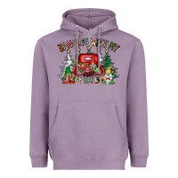 Lavender hanging with my gnomies Heavyweight Hoodie - CowhideDigitalArt