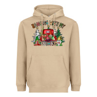 Mushroom hanging with my gnomies Heavyweight Hoodie - CowhideDigitalArt