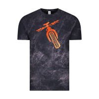 Cloud Black fat bike mountain biking Vintage Tee - linhVisuals
