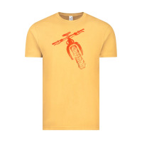 Vintage Mustard fat bike mountain biking Vintage Tee - linhVisuals