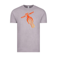 Vintage Zinc fat bike mountain biking Vintage Tee - linhVisuals