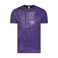 Cloud Purple police in america correctional officer prayer Vintage Tee - linhVisuals