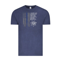 Police In America Correctional Officer Prayer Vintage Tee | Teevron