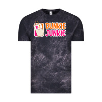 Cloud Black donut coffee lover dunkie junkie Vintage Tee - linhVisuals