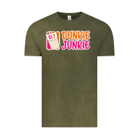 Vintage Olive donut coffee lover dunkie junkie Vintage Tee - linhVisuals