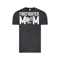 Vintage Black female firefighter mom thin red line flag firefighting premium Vintage Tee - linhVisuals