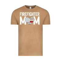 Vintage Camel female firefighter mom thin red line flag firefighting premium Vintage Tee - linhVisuals