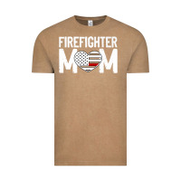 Vintage Coffee female firefighter mom thin red line flag firefighting premium Vintage Tee - linhVisuals