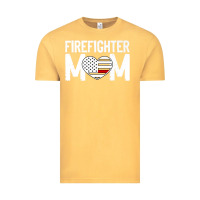 Vintage Mustard female firefighter mom thin red line flag firefighting premium Vintage Tee - linhVisuals