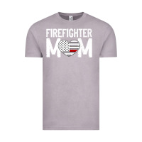 Vintage Zinc female firefighter mom thin red line flag firefighting premium Vintage Tee - linhVisuals