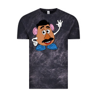 Cloud Black mr potato Vintage Tee - linhVisuals