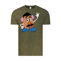 Vintage Olive mr potato Vintage Tee - linhVisuals