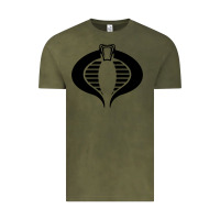 Vintage Olive Gi Joe Cobra Vintage Vintage Tee - linhVisuals