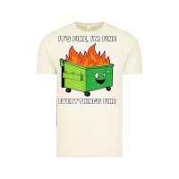 Vintage Arctic dumpster fire its fine im fine Vintage Tee - linhVisuals